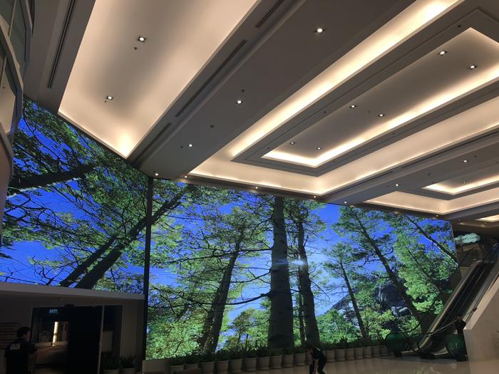 Имараттагы PH3.91 Жогорку Резолюциядагы LED Video Wall